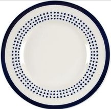 1 LENOX KATE SPADE CHARLOTTE STREET EAST LUNCHEON PLATE NAVY/WHITE  BNWT - $21.50