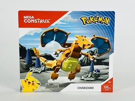 Mega Construx Pokemon Charizard 198 pc Set DYR77 NEW in Box  887961420753 - £25.10 GBP