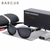 BARCUR Quality TR90 Women Sunglasses Polarized Cat eye Sun glasses Gradient - £21.91 GBP