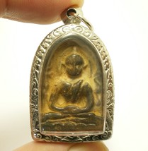 Black Phra Soomgor money rich lucky life Thai top 5 Benjapakee amulet Buddha pen - £217.45 GBP