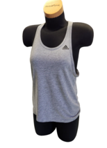 Adidas Tank Top Womens Size Small Ultimate 2.0 Gray Racerback Workout - $17.75