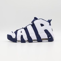 Nike Mens Air More Uptempo 96 Sneakers,White/Midnight Navy-Metallic Gold... - £257.08 GBP