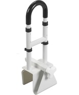 Drive Medical&#39;S White Bathtub Safety Rail And Adjustable Grab Bar. - $76.22 CAD