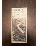 Illinois Highways Road Map Courtesy of Edward J. Hughes Secretary of Sta... - £18.84 GBP