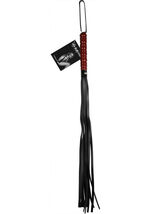 SEX MISCHIEF MAHOGANY FLOGGER 25" WHIP - $17.81