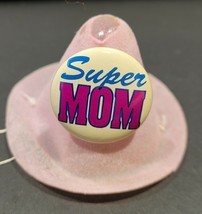 Vintage Thomas Dam Troll Super Mom Hat Accessory. Hat and Pin Only. - £8.92 GBP