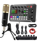 Podcast Equipment Bundle, Sinwe Condenser Microphone With Tripod Stand And - £41.92 GBP