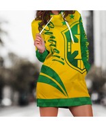 Brazil Soccer 2023 FIFA Women&#39;s World Cup Hoodie Dress  - $68.37 CAD