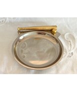 Vintage Men&#39;s Desk Dresser Top Coin Key Holder w Brass Baseball &amp; Bat St... - €7,75 EUR