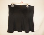 PRINCESS VERA WANG Black Gold Satin A-Line Flare Short Mini Skirt Junior... - £11.63 GBP