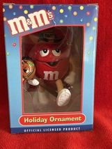 Red M&amp;M Candy Ornament Broom Horse 2005 Cowboy Country Kurt Adler Vintage - $16.63