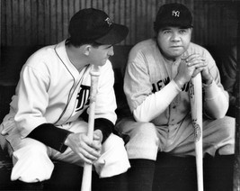 Mickey Cochrane Babe Ruth 8X10 Photo Detroit Tigers Yankees Baseball Picture Mlb - £3.87 GBP