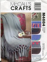 McCall&#39;s Crafts Pattern M4684 Blankets - $3.84