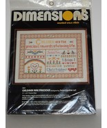 Dimensions 1980 Children Are Precious Counted Cross Stitch Kit #3021 SEALED - £7.81 GBP