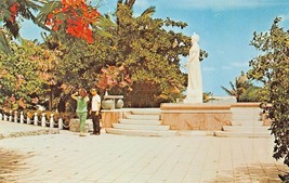 Oranjestad Aruba Netherland Antilles~Wilhelmina Park~Postcard - £4.23 GBP