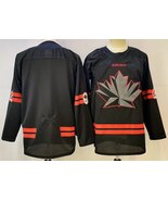Men&#39;s Blank Black Jersey Hockey Canada 2026 Uniform - $1,159.34 MXN