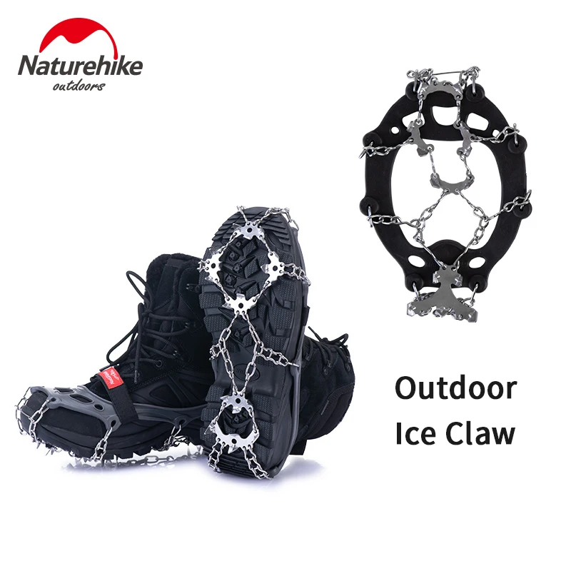 Naturehike Hiking Crampons Snow Ice Microspikes Outdoor Winter Walking Climbing - £28.72 GBP