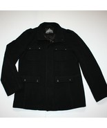 Rhodium Men&#39;s Wool Blend Black Coat Jacket size XXL Fits Like L - $39.99