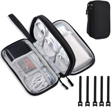 Ddgro Electronics Travel Organizer, Tech Accessories Pouch Bag For, Small, Black - £15.02 GBP