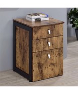 Antique Nutmeg File Cabinet: 3 Drawers - $239.99