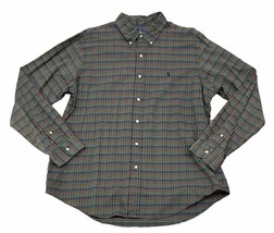 Ralph Lauren Mens Button Up Shirt Size XL Green Plaid -  AC - £15.53 GBP