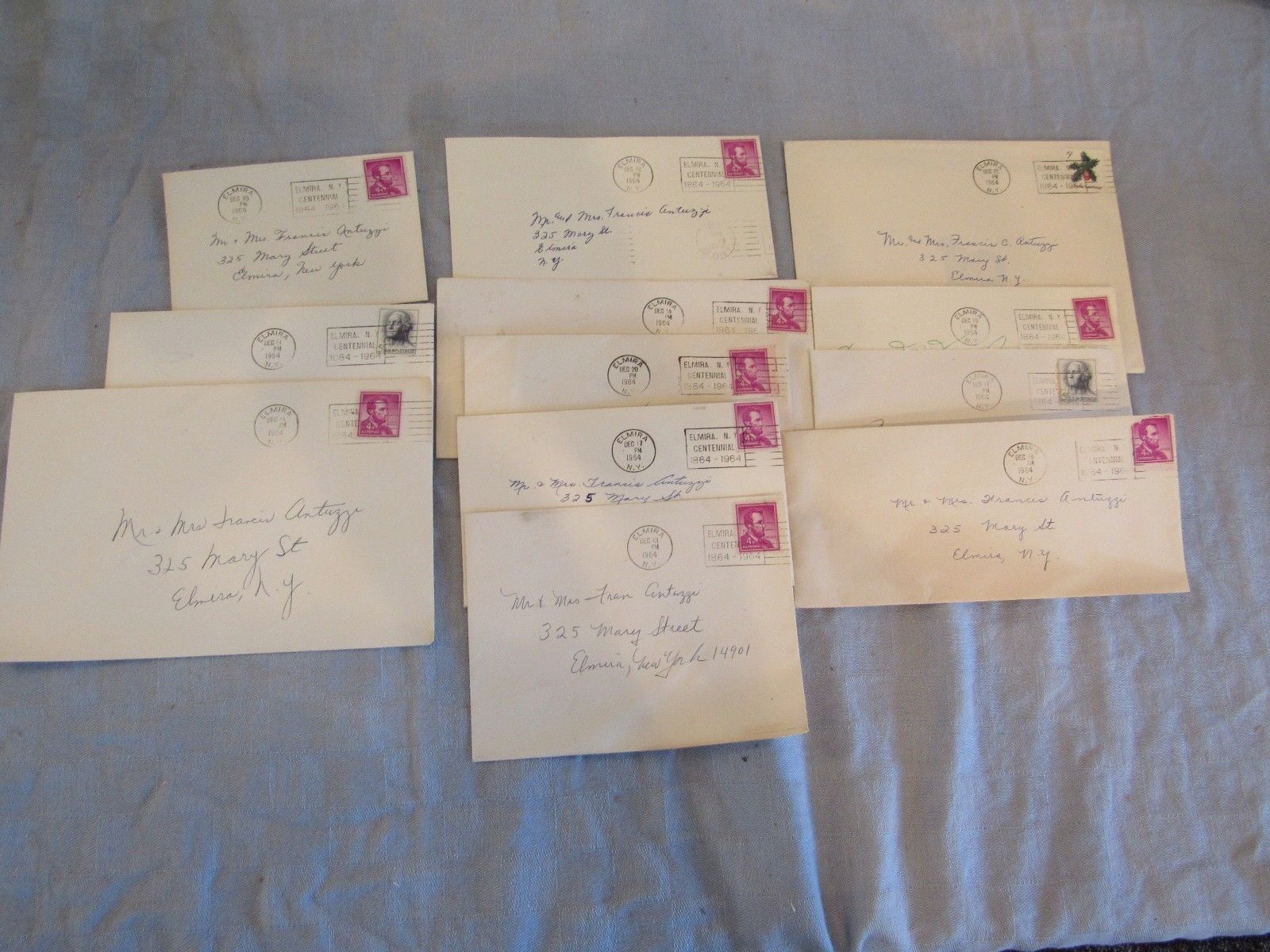 Lot of Elmira NY Centennial Cancellation Envelopes and Stamps - $14.89