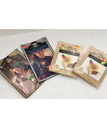 Applique kit lot tulip iron on caribbean dance poinsettia, ribbon weave ... - $19.75