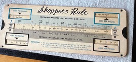 Vintage Shoppers Rule slide ruler 1966 by The Mart Co. - £7.88 GBP