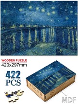 Fabulous en scape Painting Puzzles Montessori Educational Toys Van Gogh aw Puzzl - £91.06 GBP