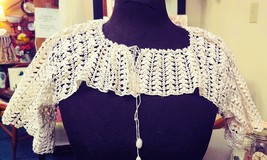 Edwardian Era Crocheted Yoke for Chemise or Nightgown - $35.00