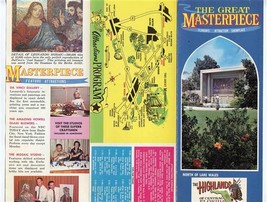 The Great Masterpiece Brochure Lake Wales Florida  - £9.48 GBP
