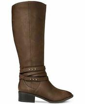 Material Girl Womens Damien Faux Leather Wide Calf Knee-High Boots, 8.5 - £35.66 GBP