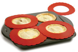 Norpro Silicone Mini Pie Crust Shields - 4 PC Set - £27.17 GBP