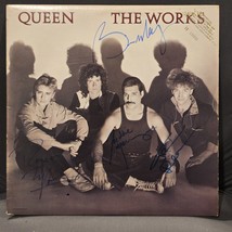 Queen signed lp The Works Freddie Mercury 1984  promo, Original, Vintage... - $335.00