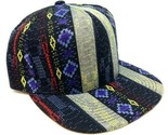 GREY NAVAJO ALL OVER PRINT SNAPBACK HAT CAP ABSTRACT AZTEC NATIVE AMERIC... - $12.30