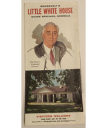 Vintage Roosevelt’s Little White House Brochure FDR Warm Springs Georgia... - $209.91 MXN