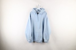 Vintage Southpole Mens 2XL Thrashed Spell Out Baggy Fit Hoodie Sweatshirt Blue - £47.44 GBP