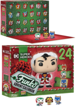 Funko Pocket Pop! DC Comics 24-Day Holiday Advent Calendar Batman Superman NEW - £33.19 GBP