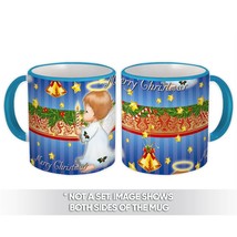 Sweet Angel : Gift Mug Christmas Advent Pattern Garland Arabesque Decor Kids Bab - £12.78 GBP