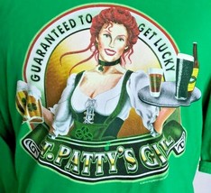 St. Patty&#39;s Girl Men&#39;s Graphic T-Shirt Size 3XL Green Beer Fishersportswear 2010 - £16.52 GBP