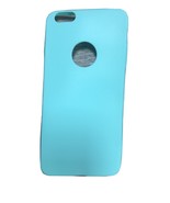 iphone case i6 plus silicone flexible aqua - £3.53 GBP