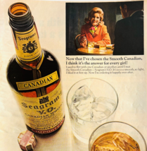 1966 Seagram&#39;s Canadian Whiskey Advertisement Vintage Liquor Distillery ... - $19.99