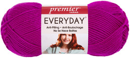 Premier Yarns Anti-Pilling Everyday Worsted Solid Yarn-Bright Violet - £11.01 GBP