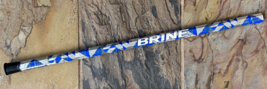 Brine King Lacrosse Shaft - 30.25” - Blue, Silver - End Cap - $18.00