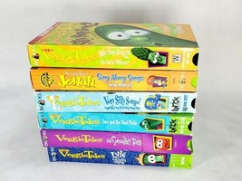 Lot of 6 VeggieTales VHS Tapes -  3 Silly Songs &amp; 3 Stories - $13.99