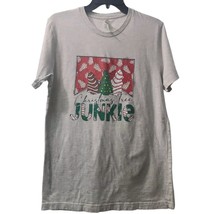 Bella+Canvas Christmas Tree Junkie Graphic Tee Holiday T-Shirt - $9.80