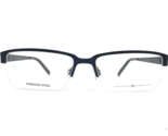 Joseph Abboud Eyeglasses Frames JA4051 414 MIDNIGHT Blue Rectangular 55-... - $46.53