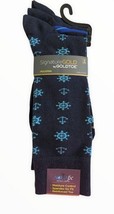 GoldToe Signature 3 Pair Socks AquaFX Moisture Control Shoe Sz 6-12.5 Na... - £19.32 GBP