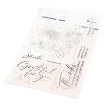 Pinkfresh Studio Clear Stamp Set 4&quot;X6&quot;-Thanks For Being There PF205623 - £17.00 GBP