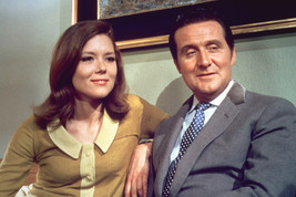 The Avengers Diana Rigg Patrick Macnee smiling pose 18x24 Poster - $23.99